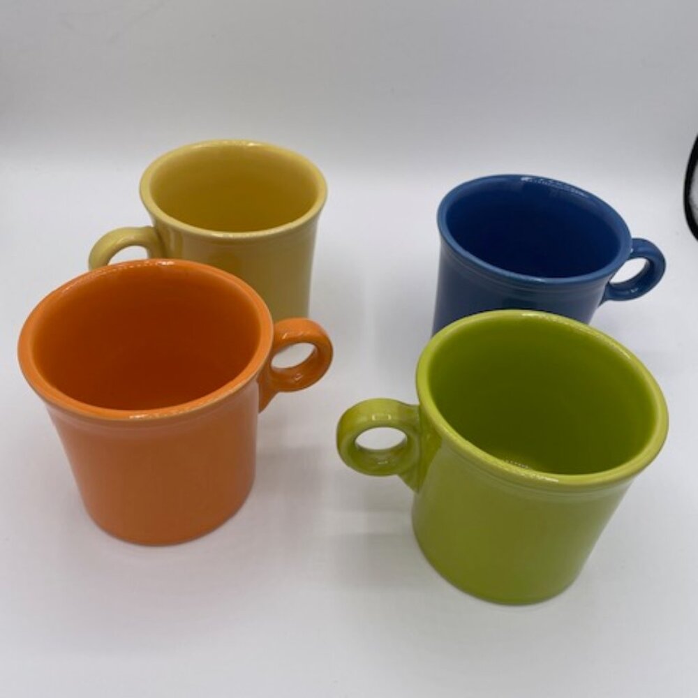 FIESTA Homer Laughlin USA 4 Coffee Mugs
